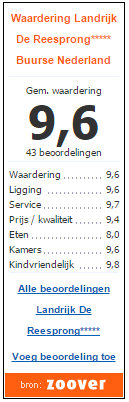 Landrijkdereesprong - Vakantie twente